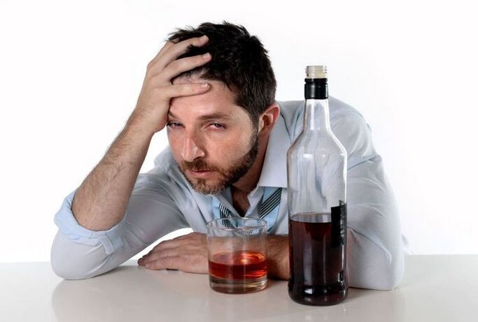 a person suffering from alcoholism and how to stop drinking